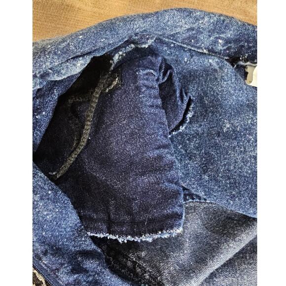 PG Collection Ginger Bolt vintage denim dress sz12 blue stonewash western 80s - Picture 5 of 12